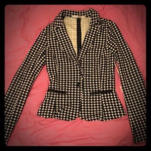 Checkered blazer size small